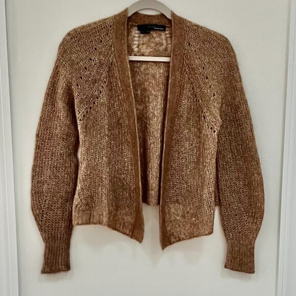 360Cashmere Ines Cashmere Cardigan Size S in Camel - Picture 3 of 9